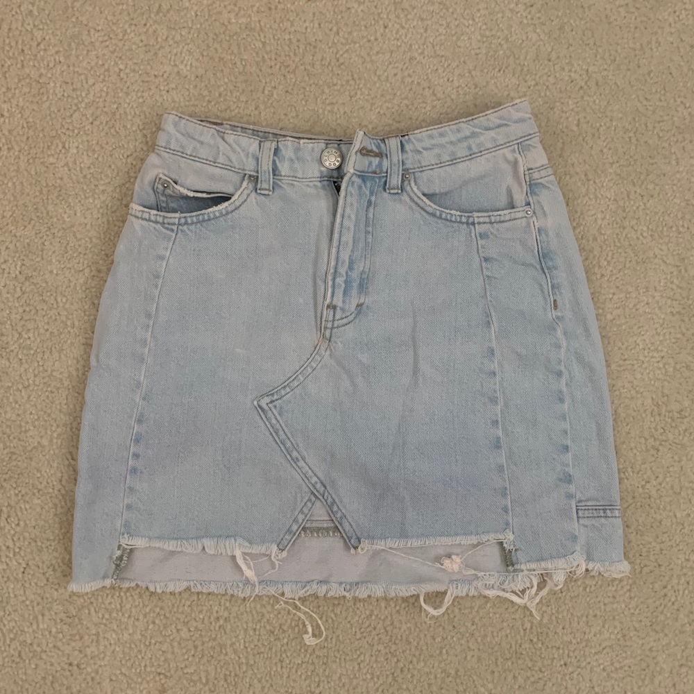 BDG Distressed Denim Skirt